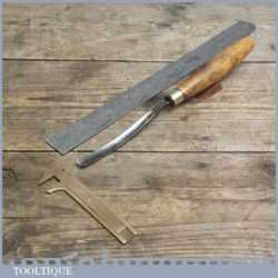 Vintage Forged Steel Carving Chisel By Thomas Ibotson Of Sheffield