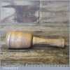 Nice Small Vintage Beech Mallet With 2 ½” Wide Head - Lightly Used