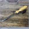 Vintage Stormont 1/2” Bevel Edge Chisel London Pattern Boxwood Handle