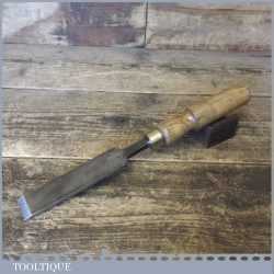 Vintage F Woodcock, Sheffield 1¼” Carpenters Firmer Chisel - Fully Refurbished