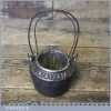 Vintage Marples Hibernia 3 1/2” Cast Iron Glue Pot - Good Condition
