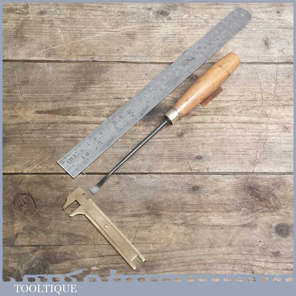 Vintage Forged Steel Carving Chisel By Herring Bros Of London
