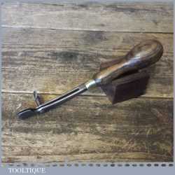 Vintage J Dixon Leatherworking Adjustable Double Creasing Iron Ash Handle