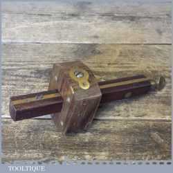 Vintage Marples 2120 Rosewood Brass Mortice Gauge - Good Condition