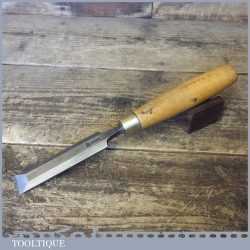 Vintage Carpenters I Sorby 1” Bevel Edge Chisel Boxwood Handle