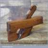 Vintage Coachmakers Curved Beech Wood Rebate Plane - Good Condition