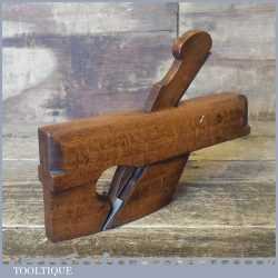 Vintage Coachmakers Curved Beech Wood Rebate Plane - Good Condition