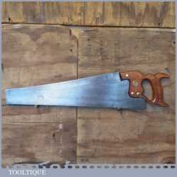 Vintage 20” Spear And Jackson Sheffield Cross Cut Saw 10 TPI - Fully Refurbished