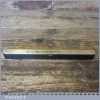 Vintage Edward Preston & Sons Ebony Brass 10” Boat Level - Good Condition