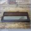 Vintage 10 ¼” x 1¾” Charnley Forest Natural Oil Stone Mahogany Box - Good Condition