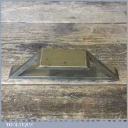 Old Vintage 5 ¾” Long Cast Brass Mitre Template - Good Condition