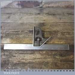 Vintage 12” Rabone No: 1901 Adjustable Sliding Square - Fully Refurbished