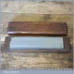 Vintage Boxed 7 ¾” x 1 ¾” Tam O Shanter Natural Honing Stone - Good Condition