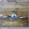 Vintage E Preston & Son Flat Soled Spokeshave - Decorative Cap Original Iron