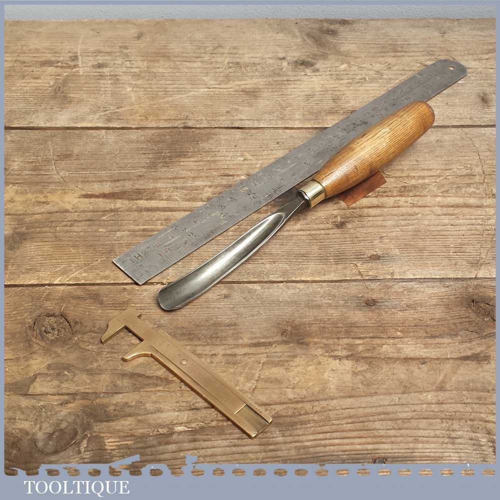 Vintage Forged Steel Carving Chisel - Sharpened & Honed