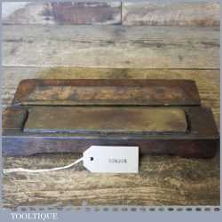 Vintage Boxed 8” x 1½” Washita Oil Stone Lapped Flat - Good Condition