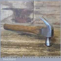 Vintage Carpenters Claw Hammer With Wooden Handle - Good Condition