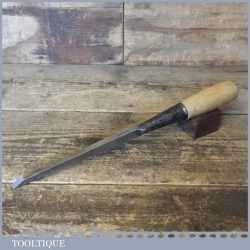 Vintage W Marples & Sons Sheffield Heavy Duty Socketed 3/8” Sash Mortice Chisel
