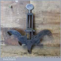 Vintage Patented 8” Wide Cast Iron Framing Corner Clamp - Good Condition