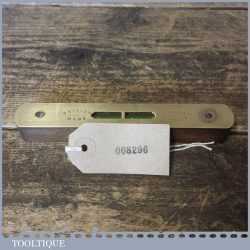 Vintage 6 ¼” British Made Spirit Level Glass Bubble - Good Condition