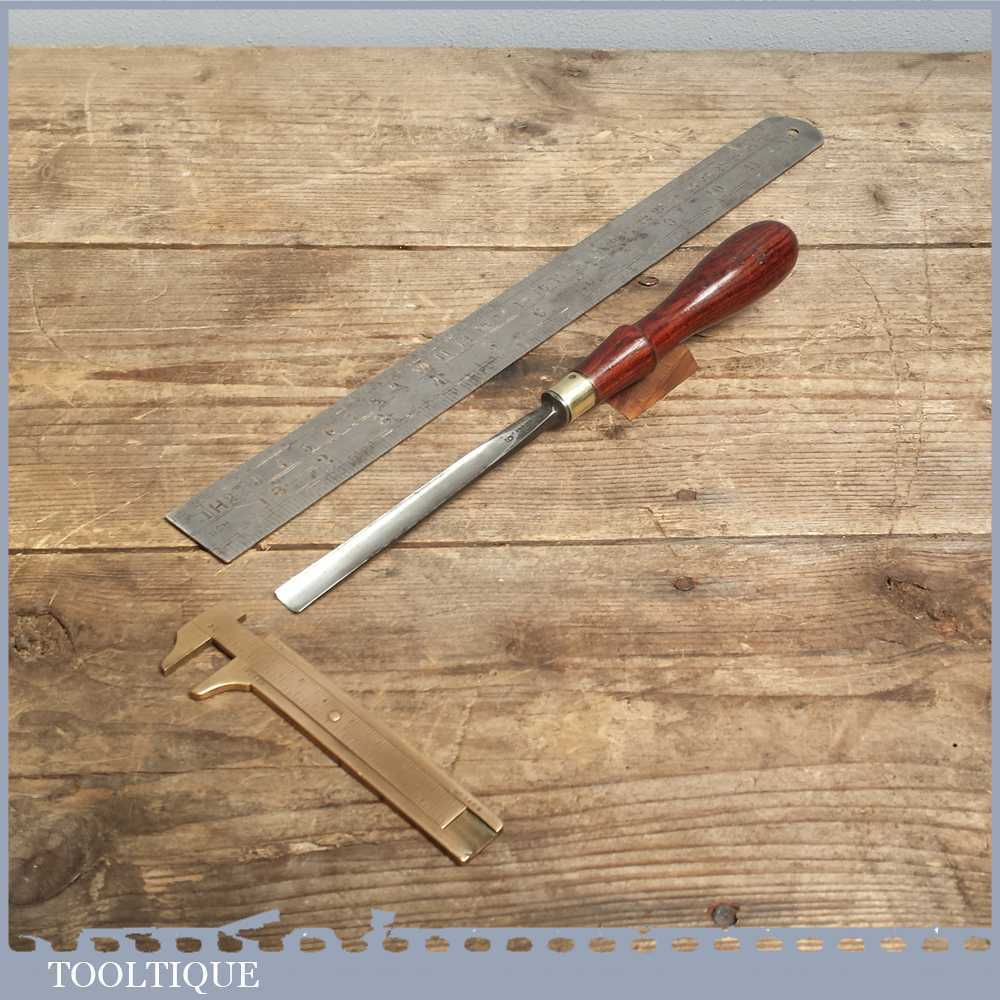 Vintage Forged Steel Carving Chisel By ADDIS & SONS - Sharpened & Honed