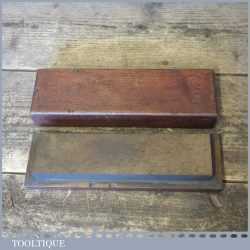 Vintage 8” x 2” Natural Washita Oil Stone In Box - Good Condition