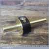 Vintage Brass Stemmed Ebony Mortise Gauge Screw Adjuster - Good Condition