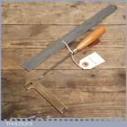 Vintage Forged Steel Carving Chisel By Marples & Sons - Sharpened & Honed