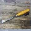 Vintage I Sorby 1” Wide Carpenters Firmer Chisel Boxwood Handle - Fully Refurbished