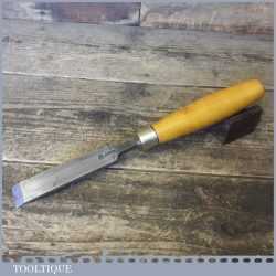 Vintage I Sorby 1” Wide Carpenters Firmer Chisel Boxwood Handle - Fully Refurbished