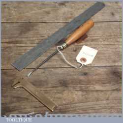 Vintage Forged Steel Carving Chisel By Marples & Sons - Sharpened & Honed