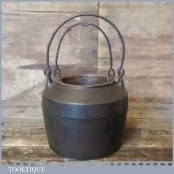 Vintage A Kenrick & Sons 1 Pint Cast Iron Glue Pot- Good Condition