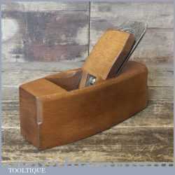 Vintage W Greenslade Of Bristol Beechwood Block Smoothing Plane