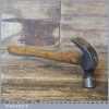 Vintage Marples Carpenters Cast Steel Claw Hammer - Good Condition