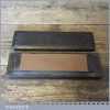 Vintage 7” x 2” Medium Grit India Oil Stone Box - Good Condition