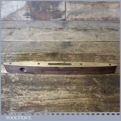 Vintage 12” Rabone & Sons No: 1625 Mahogany Brass Boat Level - Good Condition