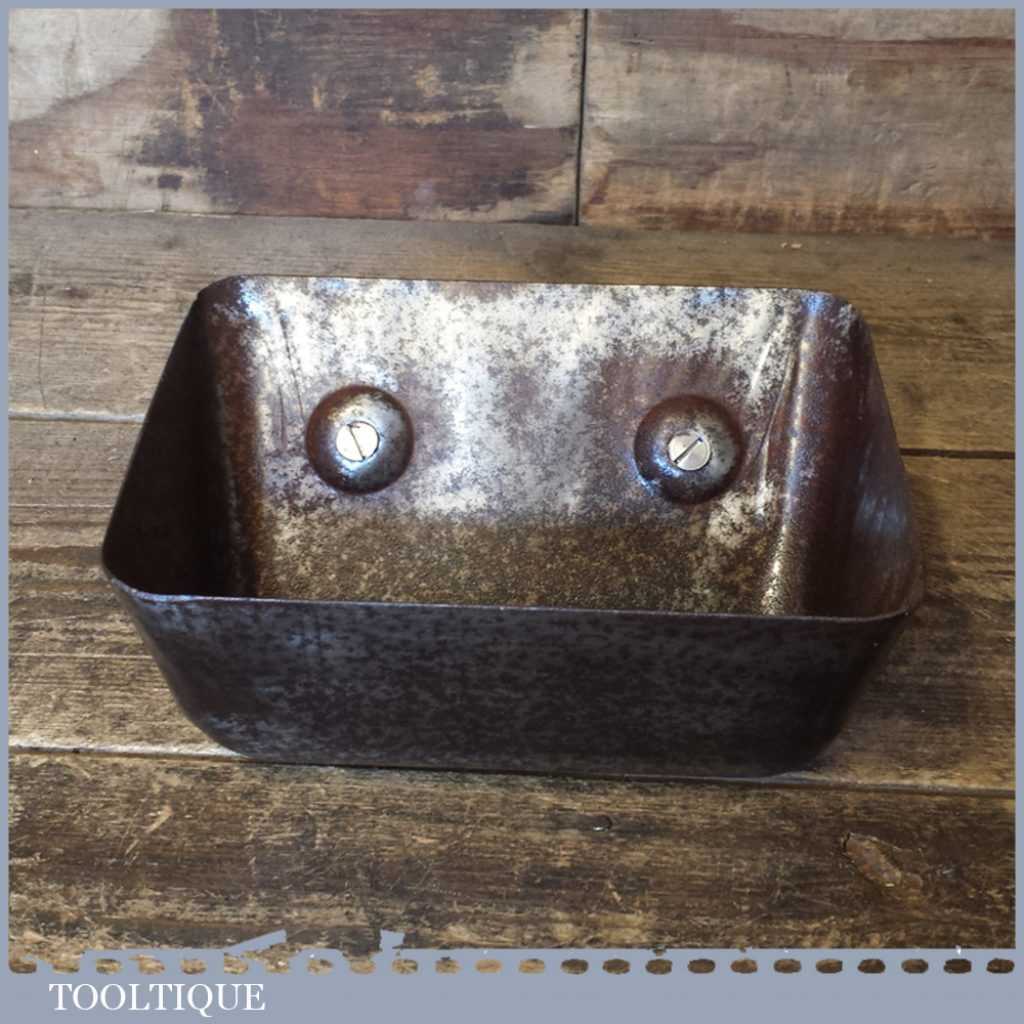 Vintage Reclaimed Industrial Steel 7” x 5” Wall Storage Display Pods - Kitchenalia