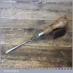 Vintage Marples 9 ½” Cabinet Makers Beech Handled Screwdriver - Good Condition