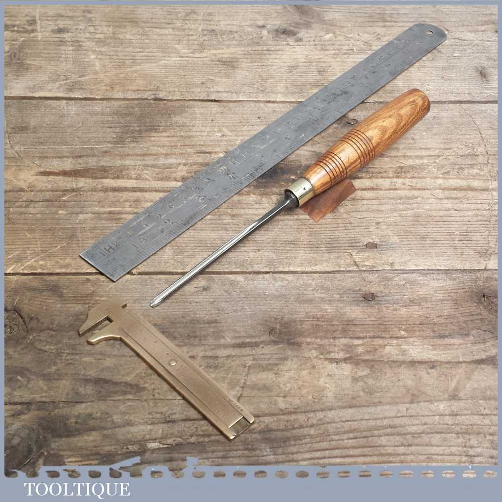 Vintage Forged Steel Carving Chisel By Hildick of Sheffield - Sharpened and Honed