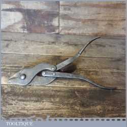 Antique WW1 Military Double Action Barb Wire Cutter H.E Co War Dept Broad Arrow