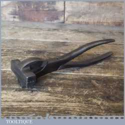 Vintage Upholsterers Or Leatherworking Stretching Pliers - Good Condition