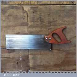 Vintage Spear & Jackson 12” Steel Back Tenon Saw 12 TPI - Fully Refurbished