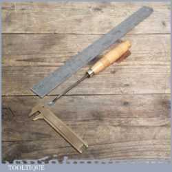 Vintage Forged Steel Carving Chisel By Marples & Sons - Carpenters Tool