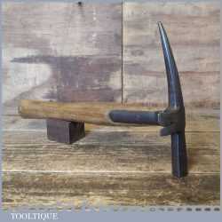 Vintage Strapped Slater's Roofing Pick Side Claw Hammer - Good Condition