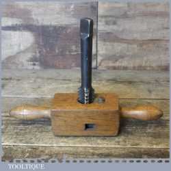 Vintage Carpenters Handled Beechwood Screw Box And Tap No: 7 - Good Condition