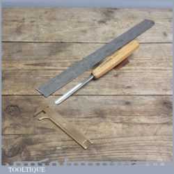 Vintage Forged Steel Carving Chisel By Pfiel - Sharpened and Honed