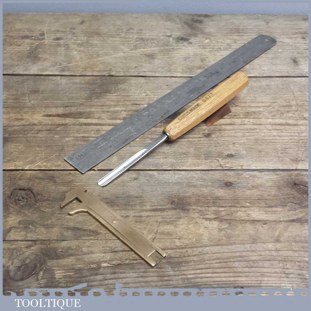 Vintage Forged Steel Carving Chisel By Pfiel - Sharpened and Honed