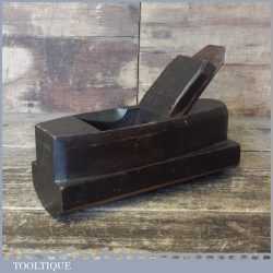 Rare Antique P Kirk & Son Sheffield c 1841 Beechwood Spar Round Sole Block Plane