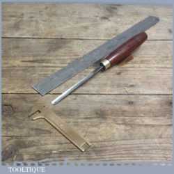 Vintage Forged Steel Carving Chisel By J B ADDIS - Sharpened and Honed