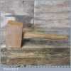  Vintage Carpenters Wooden Mallet Broad Arrow Stamp 1944 - Good Condition